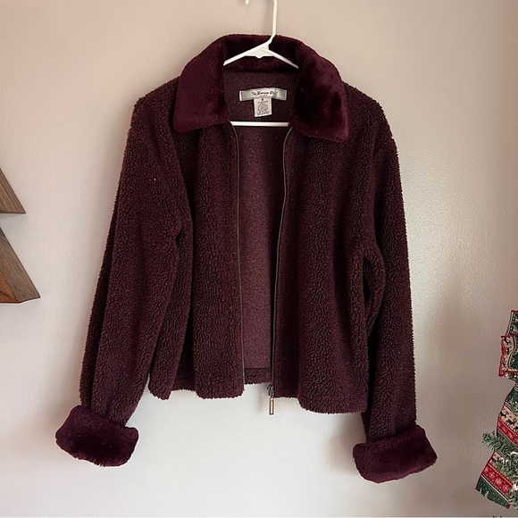 Vintage The Barrage Co. Berber Fleece & Faux Fur Jacket - Picture 1 of 7